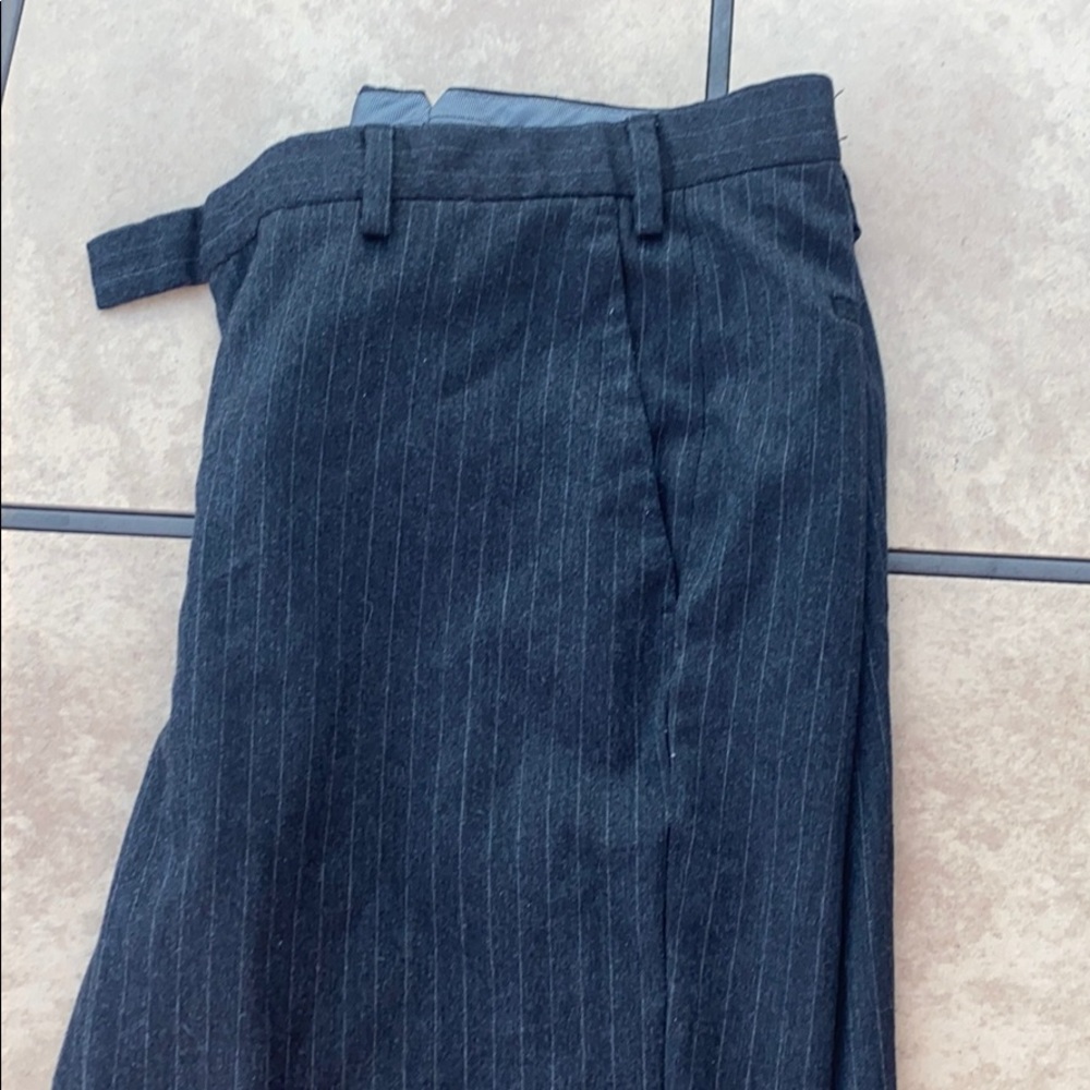 Black & White striped Slacks